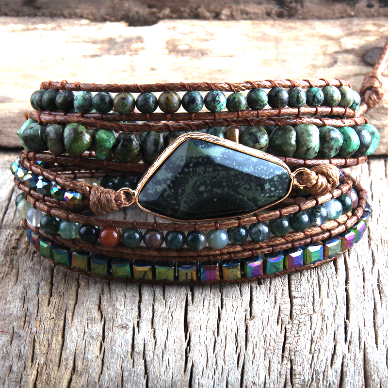 Skincare Rh - RH Fashion Boho Bracelet African Turqu