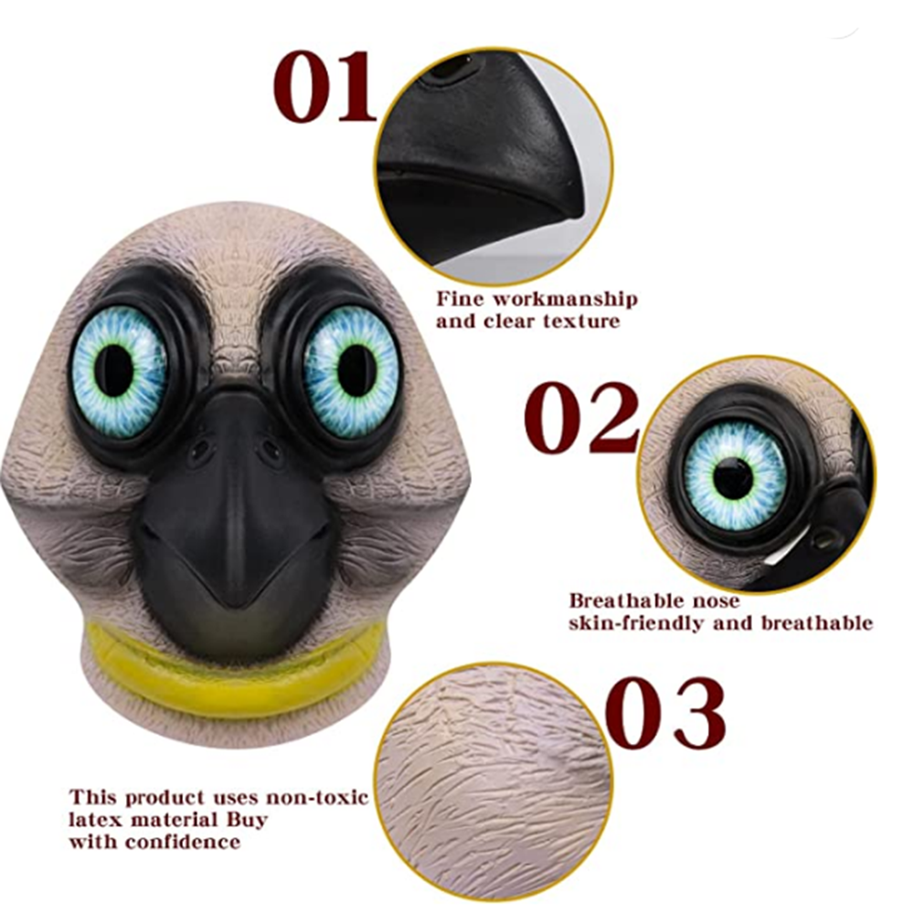 Pigeon Owl Wolf Dog Animal Mas - Skincare Pigeon recensione e prezzo