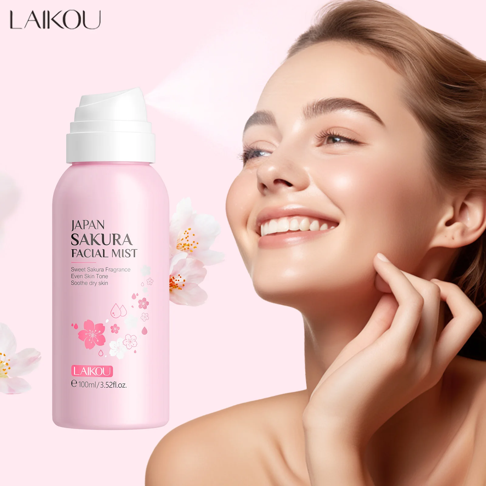 LAIKOU Sakura Facial Mist Brig - Niacinamide Brightening Serum recensione e prezzo