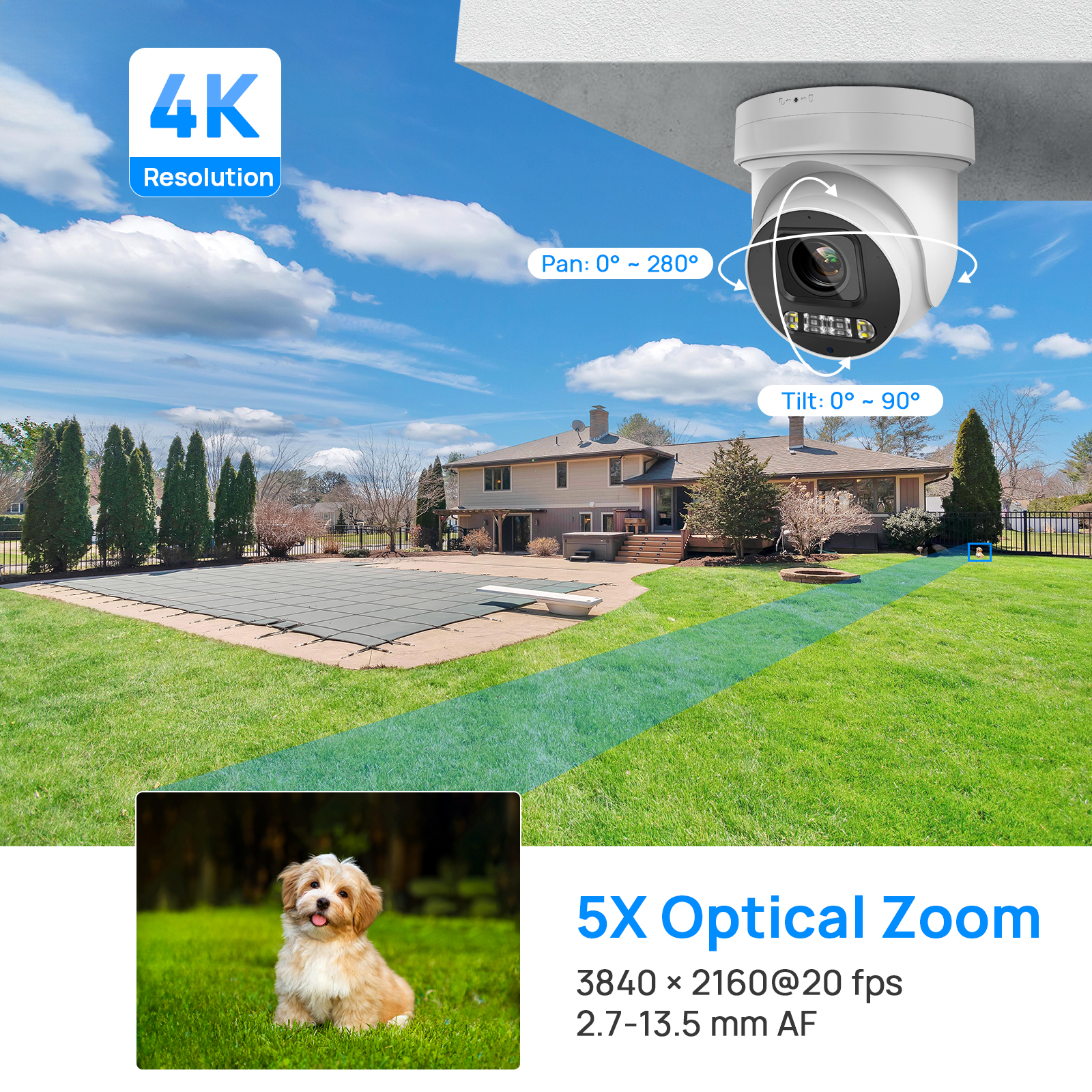 Vikylin PTZ 5X Optical Zoom 8M - Skincare Rh recensione e prezzo