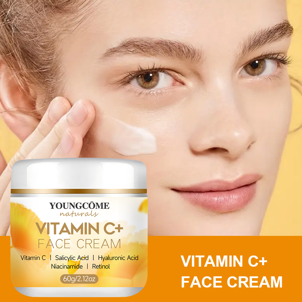 YOUNGCOMEN Vitamin C Face crea - Skincare Glad2Glow recensione e prezzo