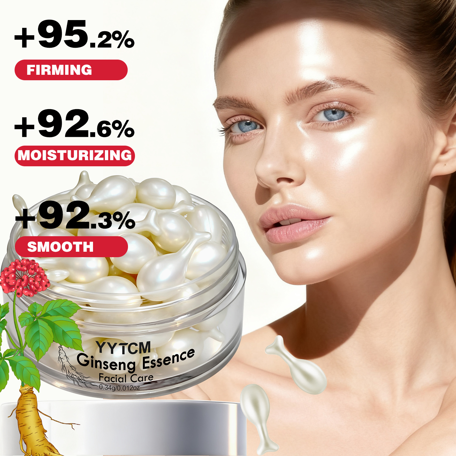 Ginseng Essence Capsules, Mois - Niacinamide Brightening Serum recensione e prezzo