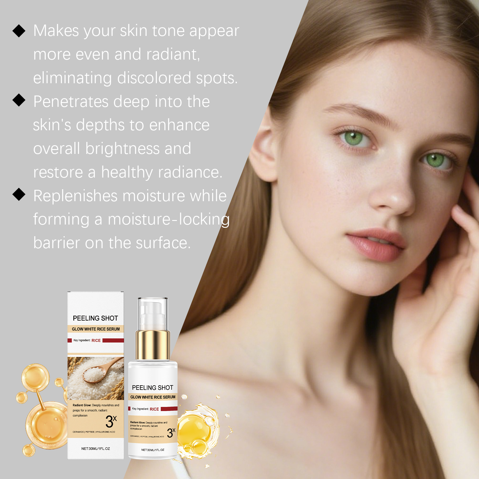 Glow Brightening Rice Essence  - Niacinamide Brightening Serum recensione e prezzo
