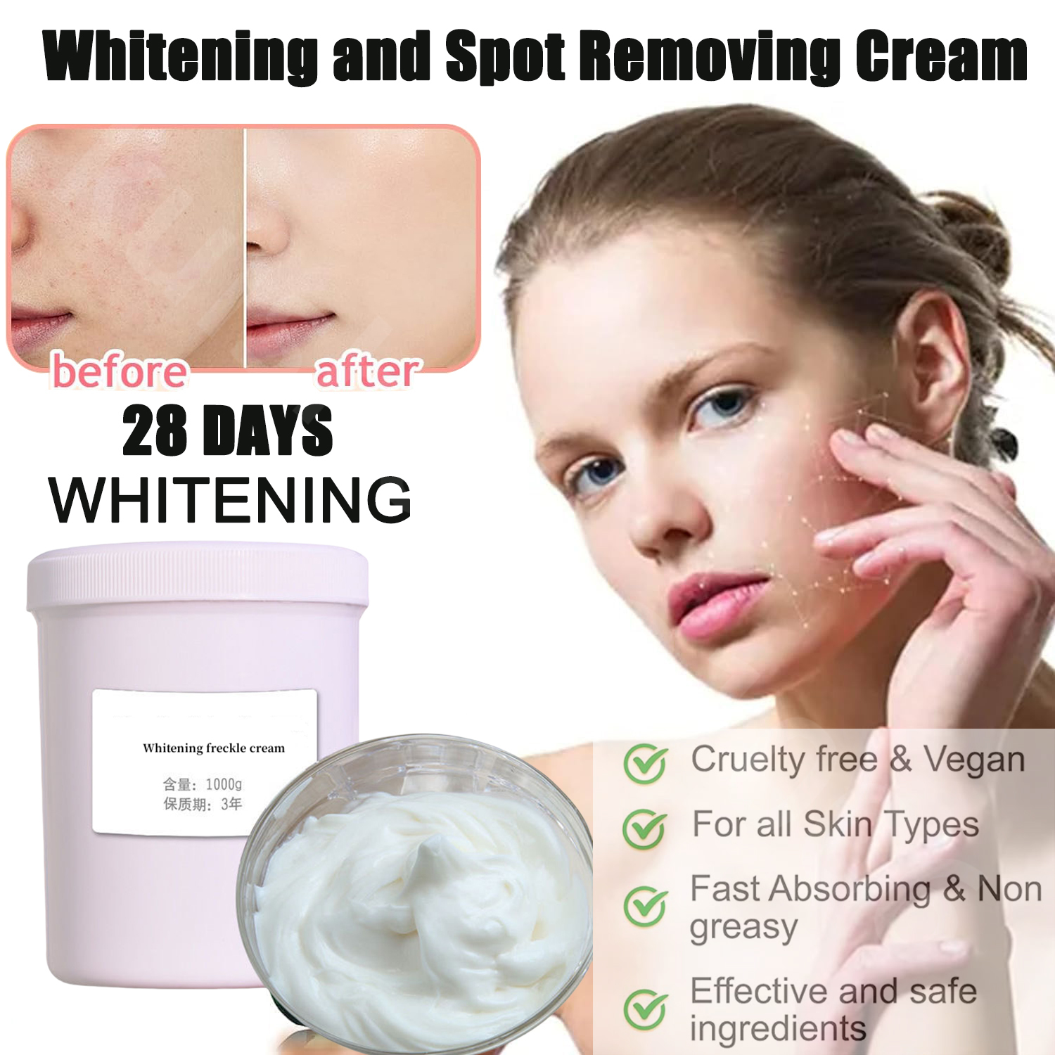 Original Whitening Freckles Fa - Skincare Glad2Glow recensione e prezzo