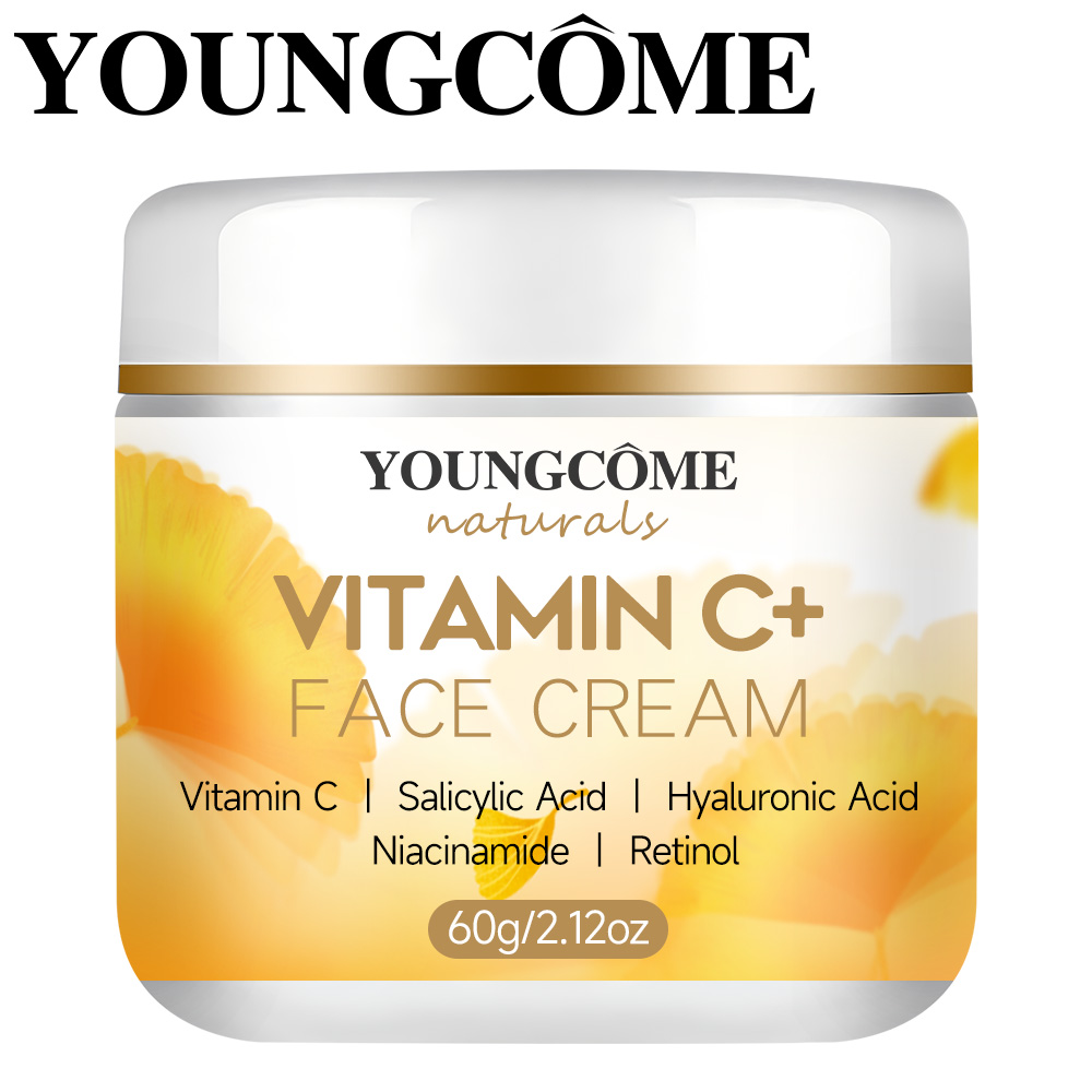 YOUNGCOMEN Vitamin C Face crea - Skincare Glad2Glow recensione e prezzo