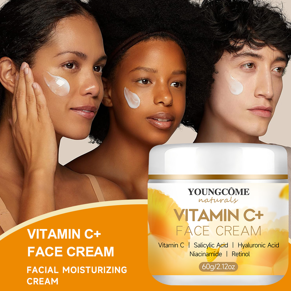 YOUNGCOMEN Vitamin C Face crea - Skincare Glad2Glow recensione e prezzo