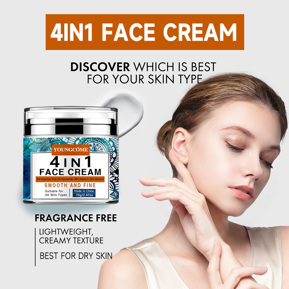 4 IN 1 Face Cream Retinol Smoo - Skincare Glad2Glow recensione e prezzo