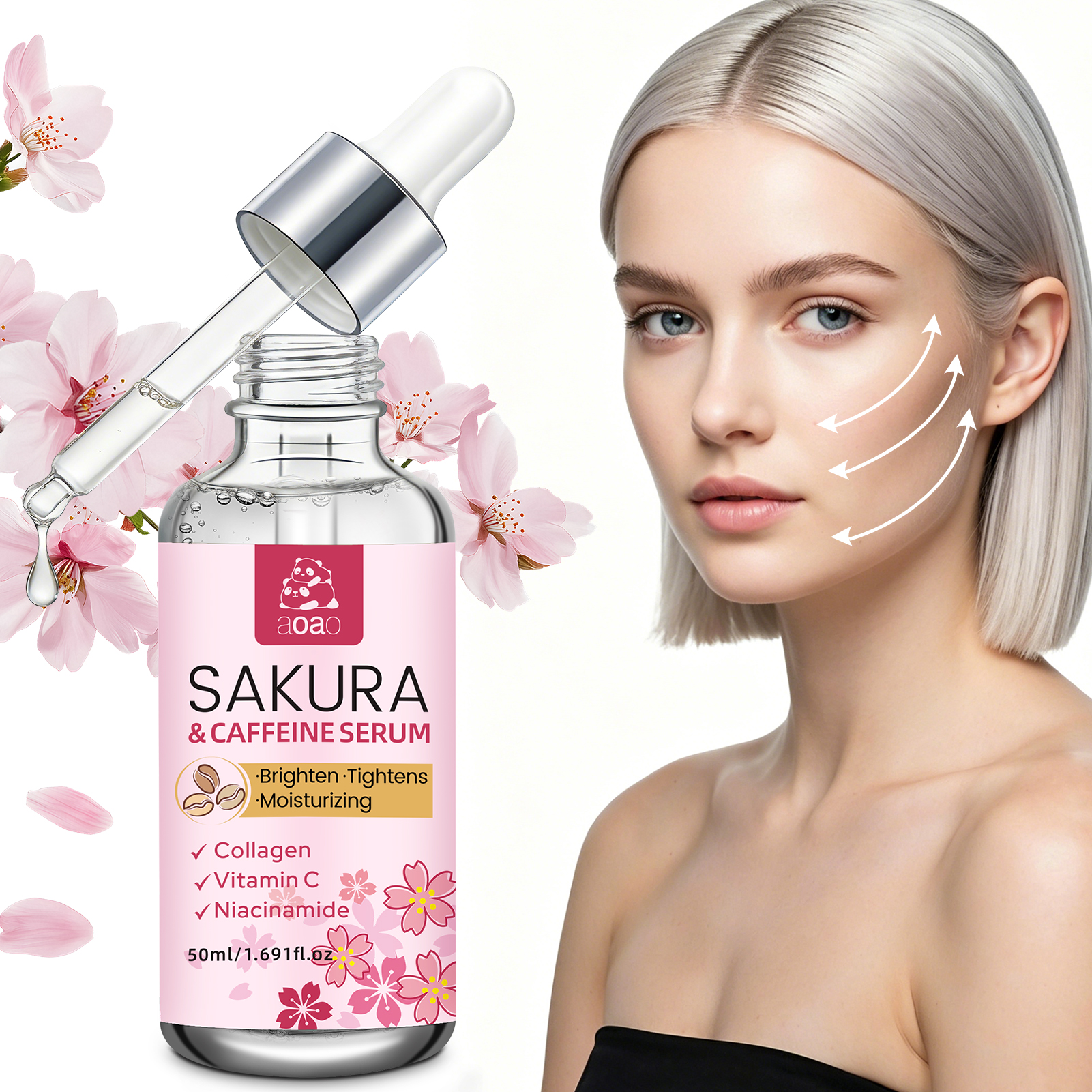 Sakura Essence contains Niacin - Niacinamide Brightening Serum recensione e prezzo